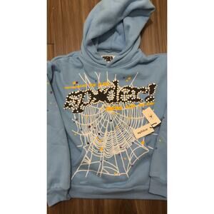 Sp5der Hoodie Blue Web (Spider)